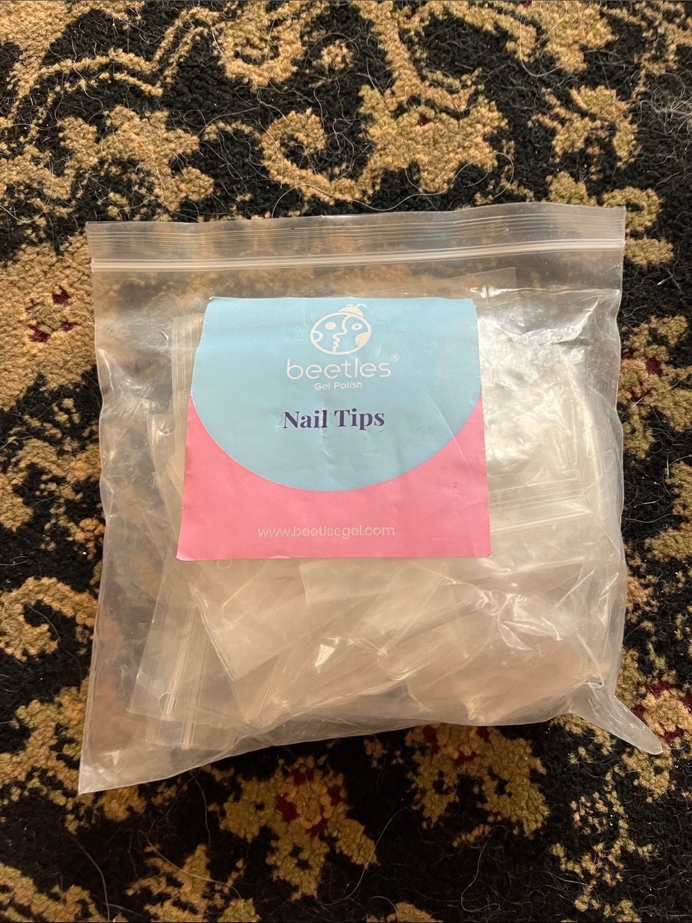 Beetles Clear Nail Tips - Transparent Press-On Set